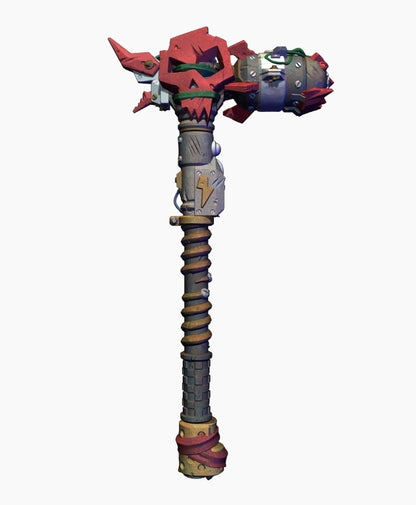 Big Bonk! Boom Warhammer - Cosplay Prop - White - LG