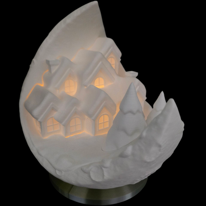 Lunar Town Winter Light - Holiday Decor - White - MD