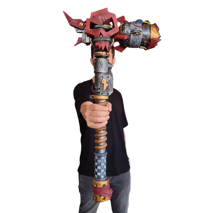 Big Bonk! Boom Warhammer - Cosplay Prop - White - LG